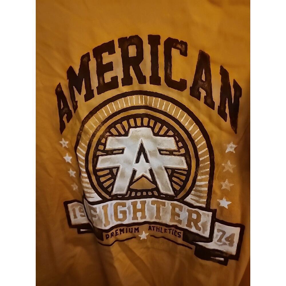 AMERICAN FIGHTER Women's T-Shirt HAZELDEN RAGLAN Tee Biker Medium New A14 Nice